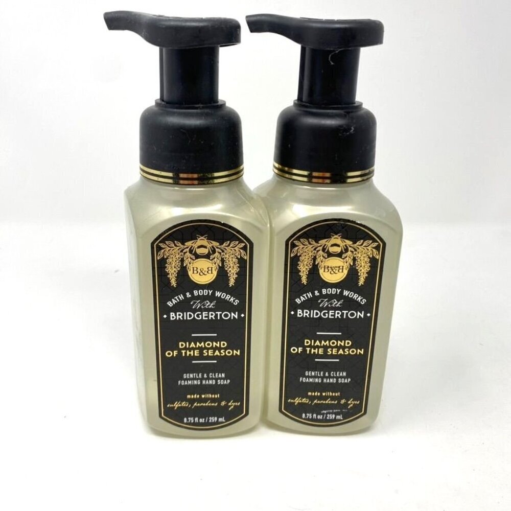 Bath & Body Works Bridgerton Diamond Of The Season Foaming Set of 2 Hand Soaps